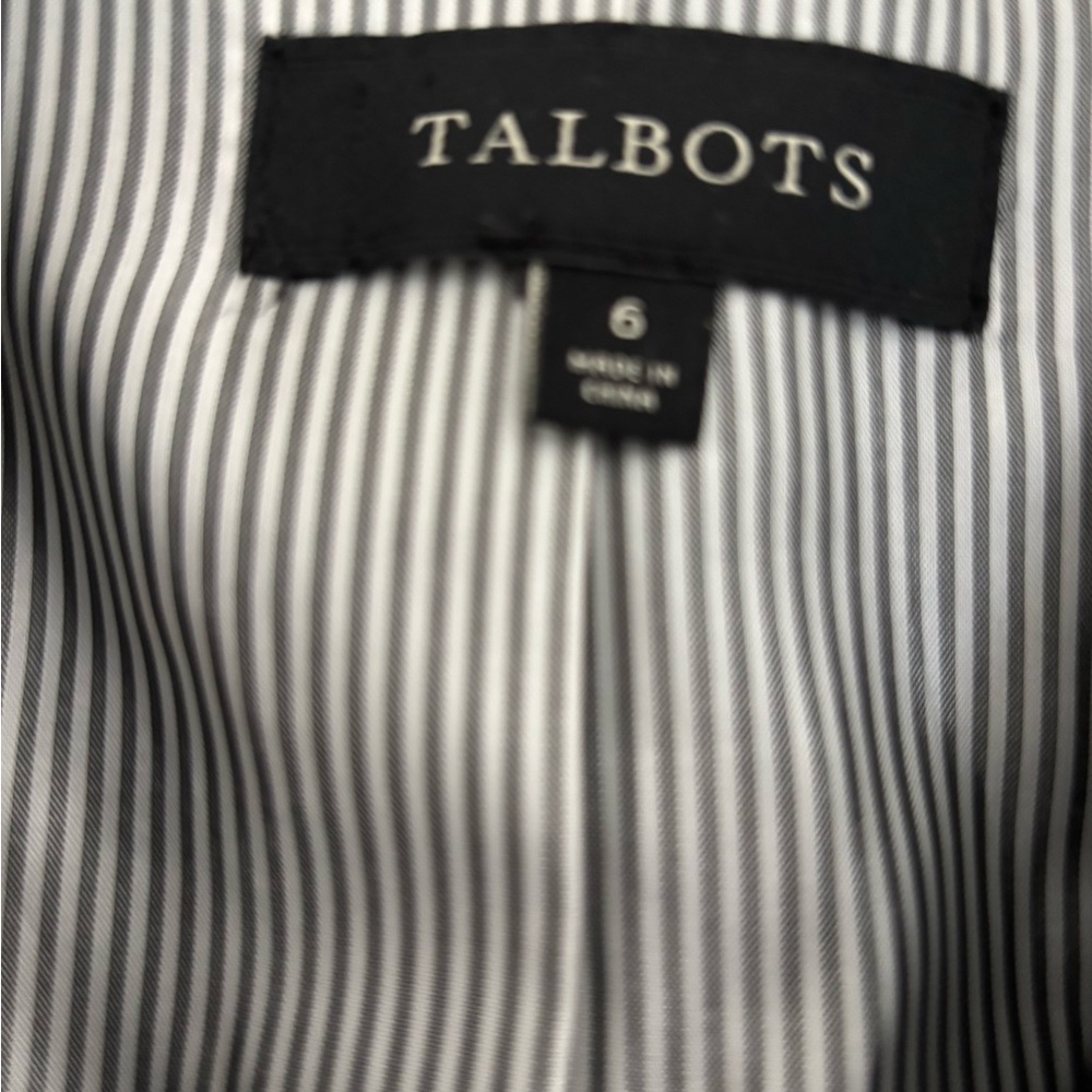 Talbots Women's Classic Black Blazer - Picture 6 of 7